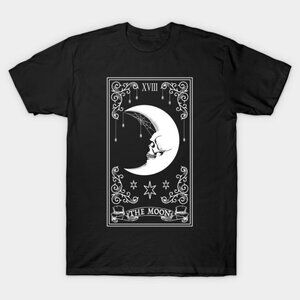 The Moon Tarot Card - Witch - T-Shirt